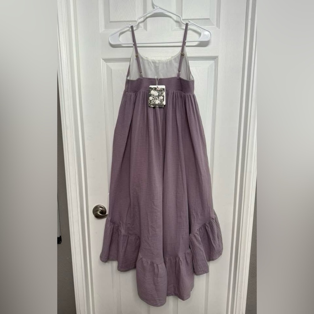 Pleiades Dusty Purple Ruffle Hem Windsong - Picture 3 of 4
